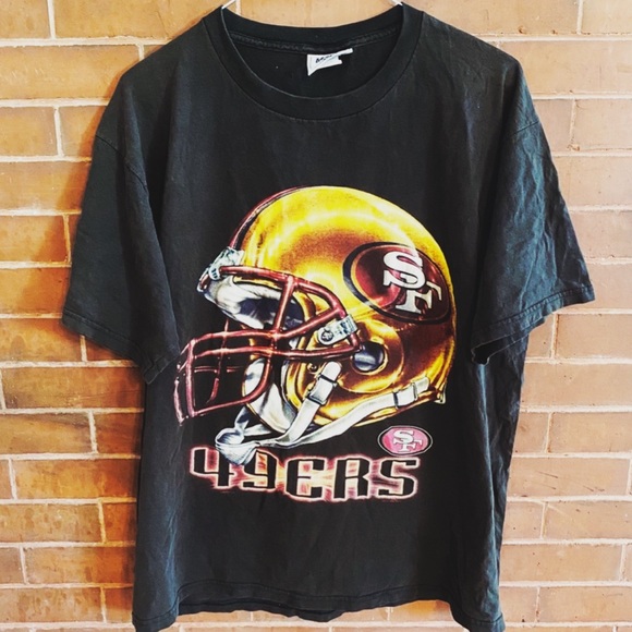 Vintage Other - VINTAGE ✨ Black 49ers NFL Graphic Tee Shirt